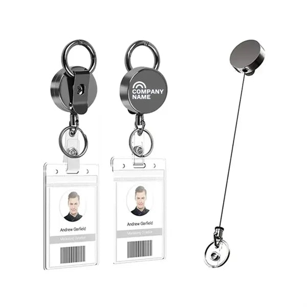 Retractable Badge Holders with Belt Clip