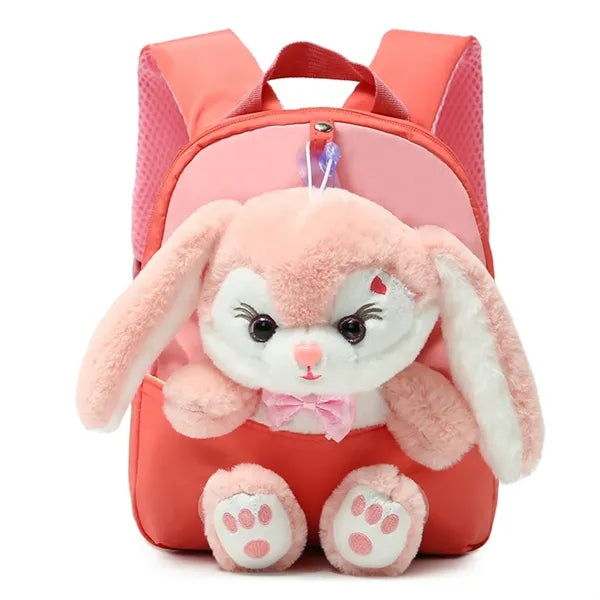 10in KIDS Pink RabbitToys for Girls Backpack