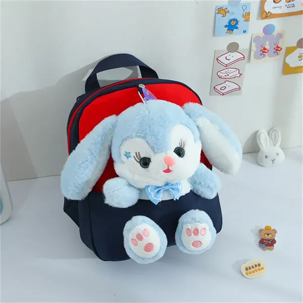 10in KIDS Pink RabbitToys for Girls Backpack