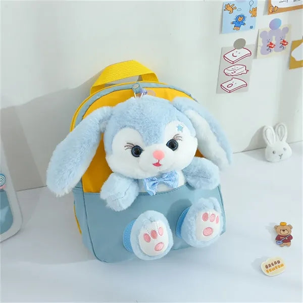 10in KIDS Pink RabbitToys for Girls Backpack