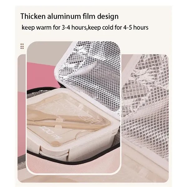 Dopamine Large Capacity Dual-Layer Lunch Bag