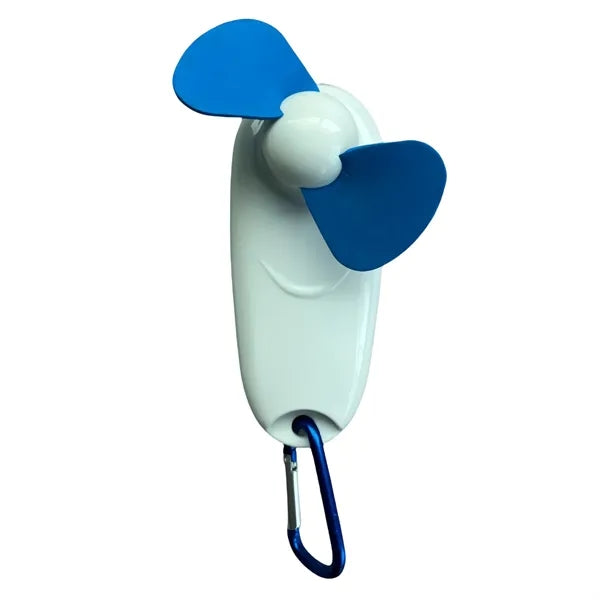 Mini Portable Fan with Flashlight and Hook