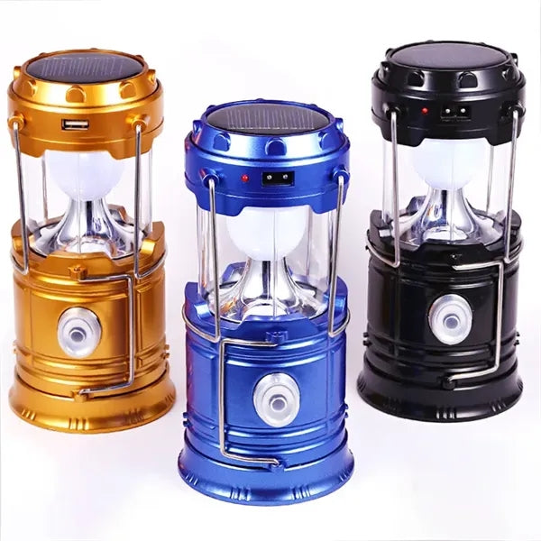 Solar Energy Camping Lantern Style Flashlight