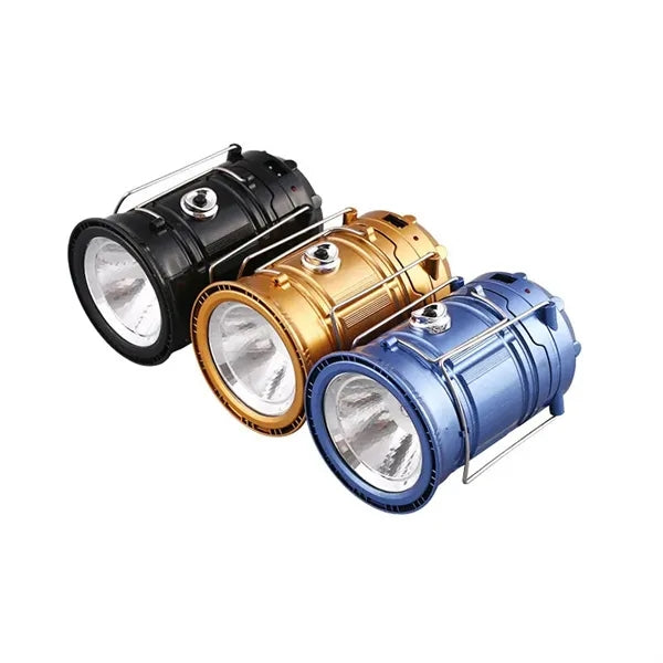 Solar Energy Camping Lantern Style Flashlight