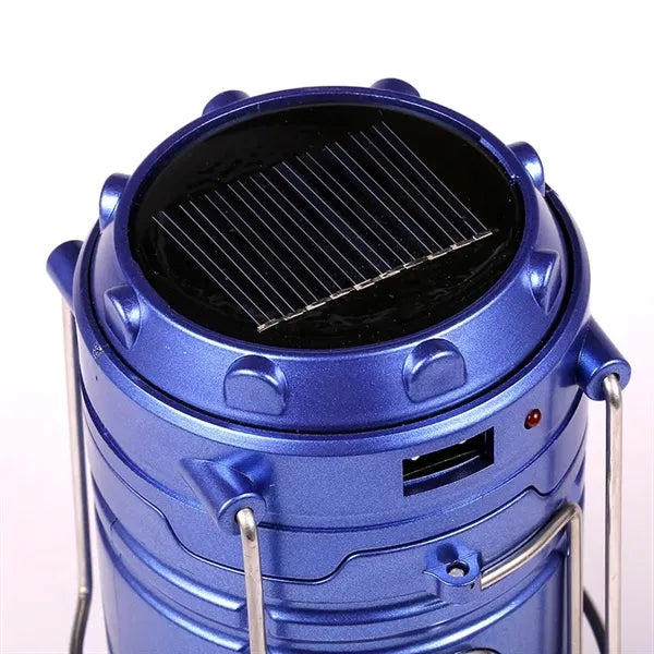 Solar Energy Camping Lantern Style Flashlight