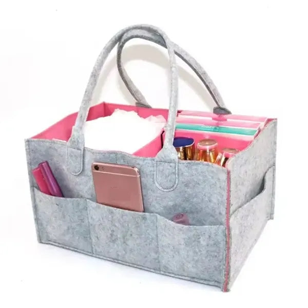 Felt Diaper Tote Organizer