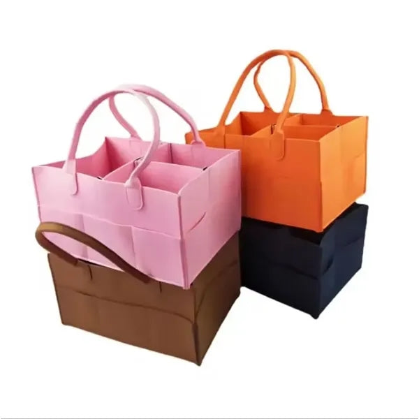 Felt Diaper Tote Organizer