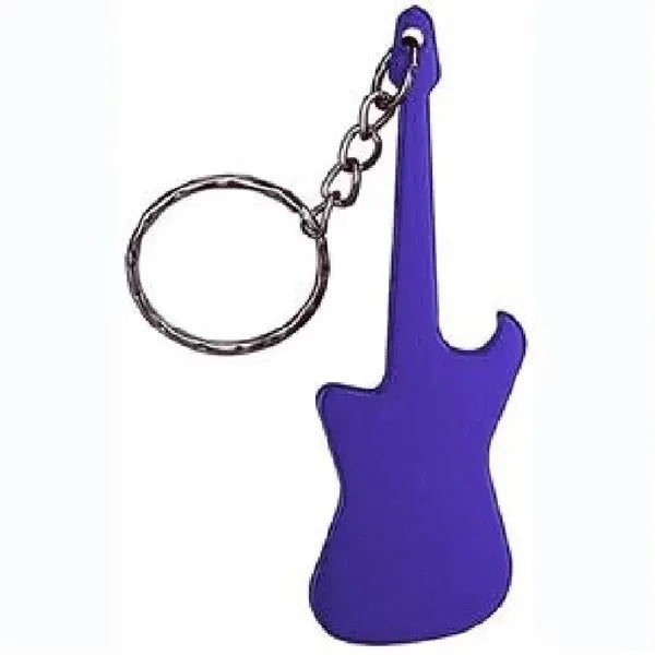 Guitar Shaped Bottle Opener Keychain