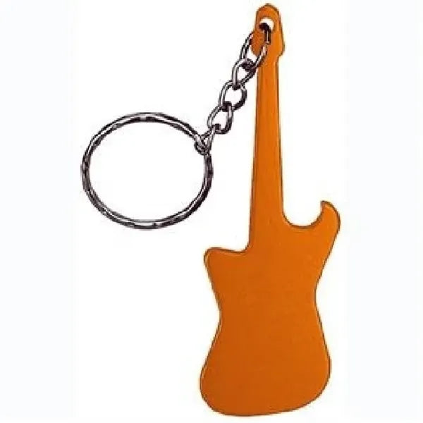 Guitar Shaped Bottle Opener Keychain