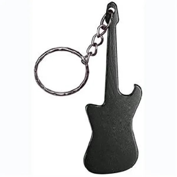 Guitar Shaped Bottle Opener Keychain