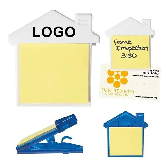 House Clip With Sticky Notes