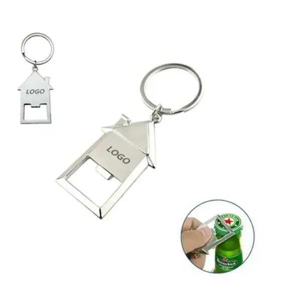 House Shaped Bottle Opener Key Holder