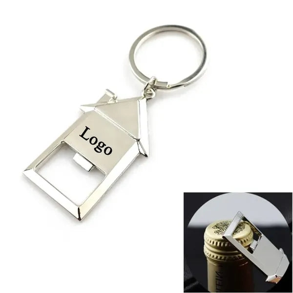 House Shaped Bottle Opener Key Holder