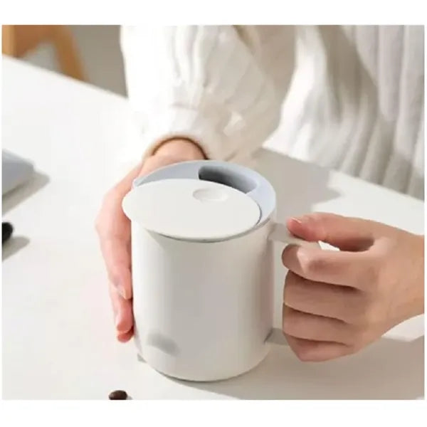 14 oz Stainless Steel Coffee Mug with a Push-Pull Lid