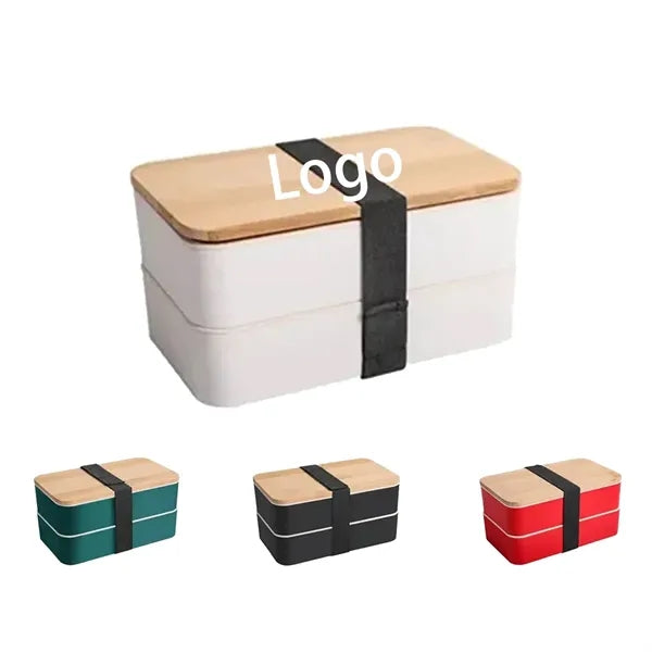 Premium Bento Bamboo Lunch Box With Compartments