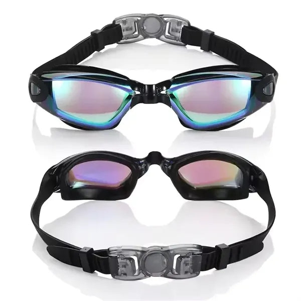Swimming Goggles Anti Fog with Ear Plugs Nose Clip