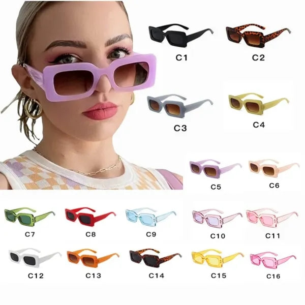 Vintage Square Sunglasses