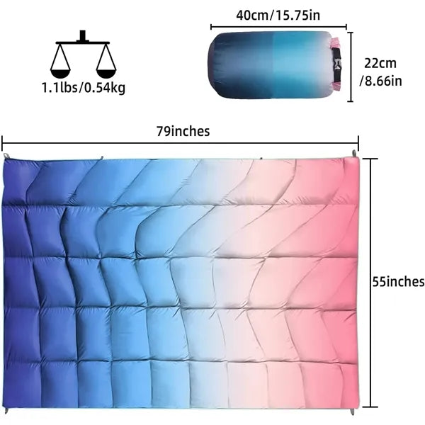 Large Waterproof Outdoor Sleeping Bag Puffy Blanket