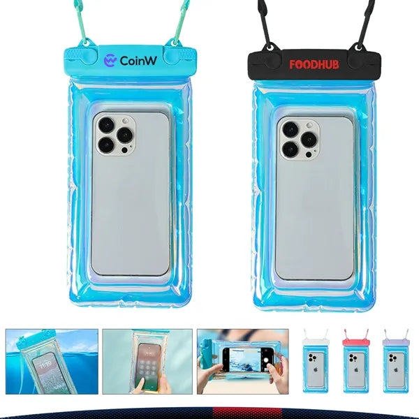 Iridescent Airbag Waterproof Phone Pouch