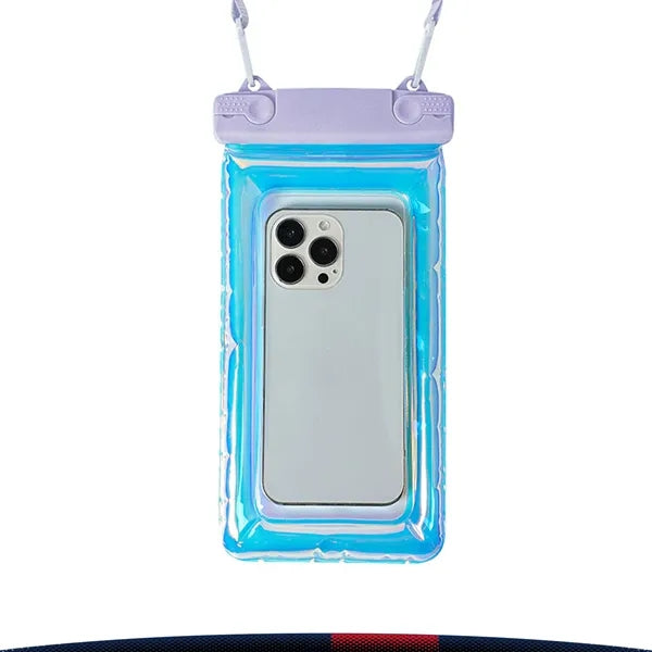 Iridescent Airbag Waterproof Phone Pouch