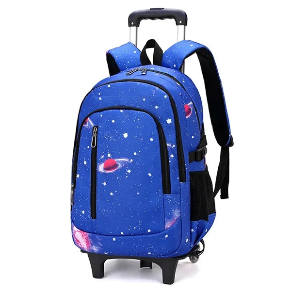 18.5in Boys Rolling Backpacks Kids' Luggage Trolley Bags 6 W