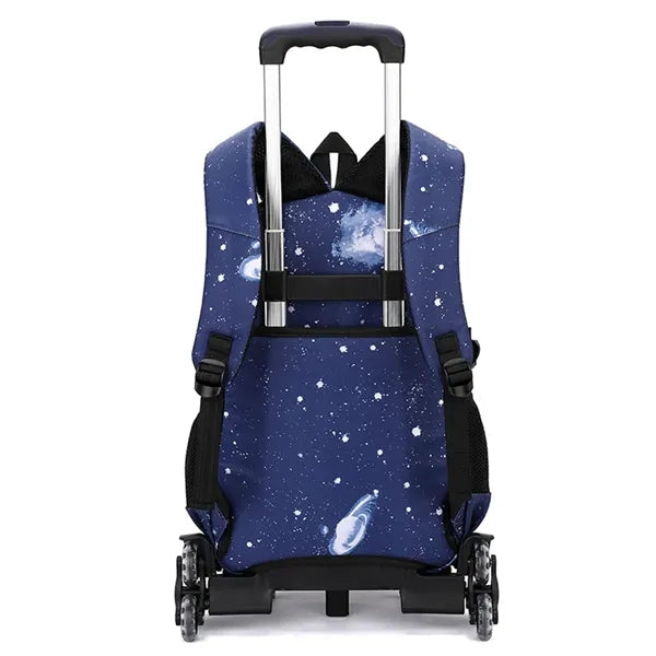 18.5in Boys Rolling Backpacks Kids' Luggage Trolley Bags 6 W