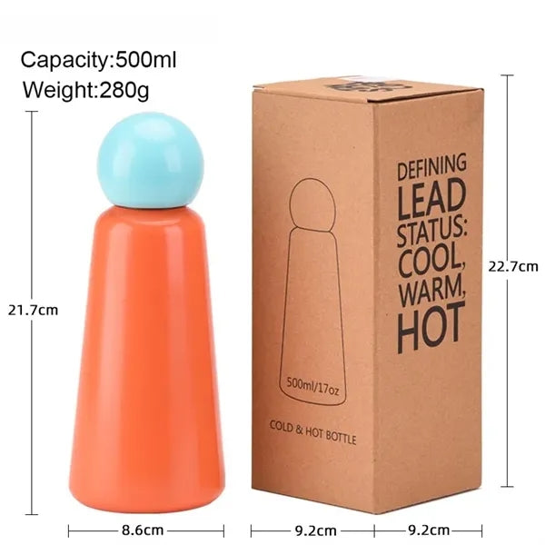 17 oz Stainless Steel Water Bottle Travel Mug