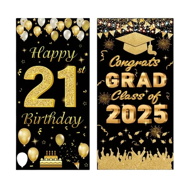 72" x 35" Banner Decoration - Single-Sided Hanging Poster