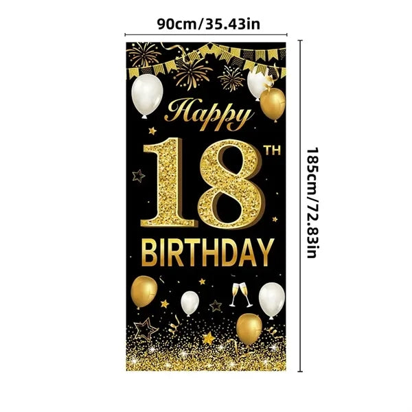 72" x 35" Banner Decoration - Single-Sided Hanging Poster