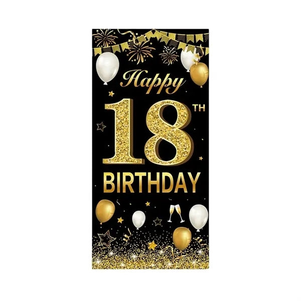 72" x 35" Banner Decoration - Single-Sided Hanging Poster