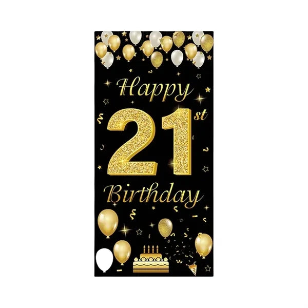 72" x 35" Banner Decoration - Single-Sided Hanging Poster