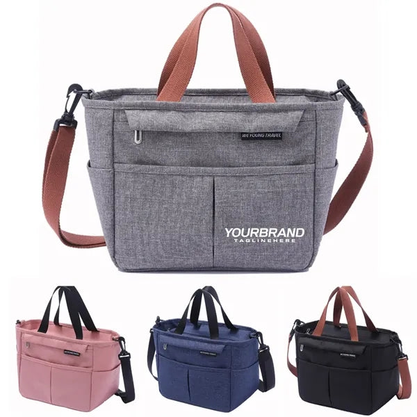 Waterproof Insulated Lunch Bag with Shoulder Strap