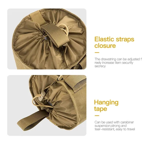 Tactical MOLLE Pouch w/ Foldable Oxford Fabric Design
