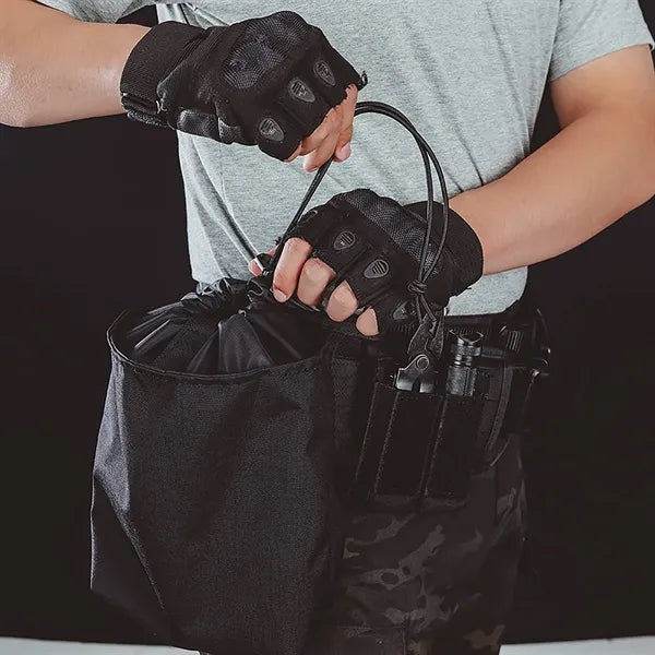 Tactical MOLLE Pouch w/ Foldable Oxford Fabric Design
