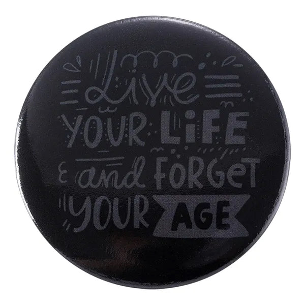 Round Cartoon Brooch