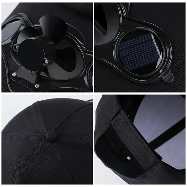 Outdoor Solar Powered Fan Sun Hat