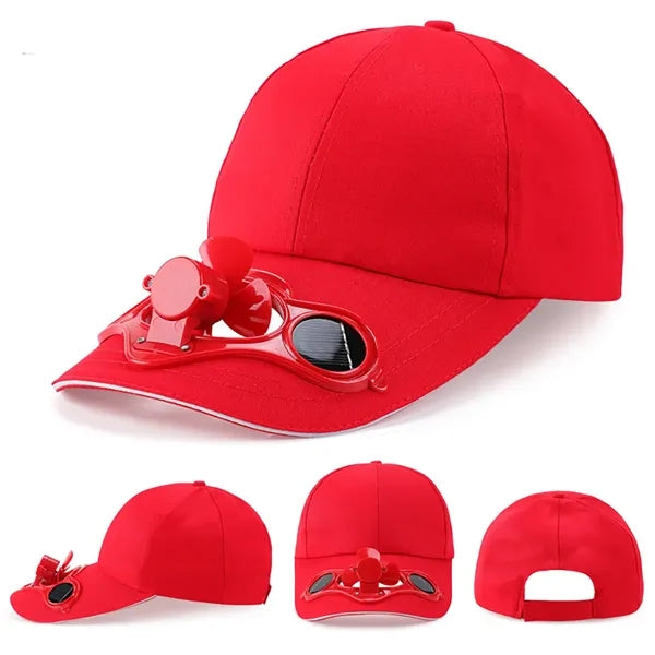 Outdoor Solar Powered Fan Sun Hat