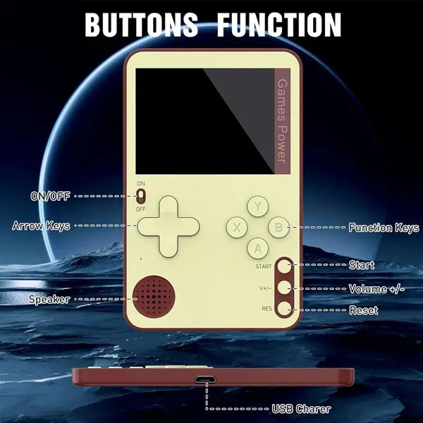 500 Games Portable Retro Video Console