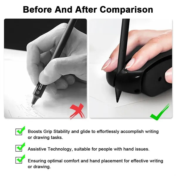 Ergonomic ABS Writing Aid for Hand Mobility Support
