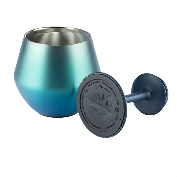 14oz Insulated Wine Tumbler with Detachable Stem