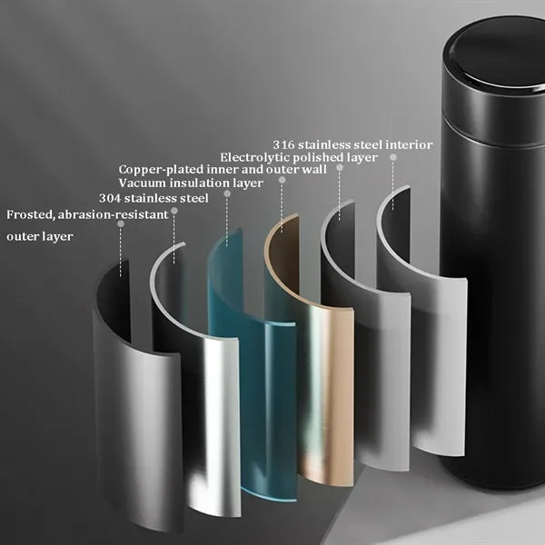 316 Stainless Steel Smart Temperature Display Tumbler