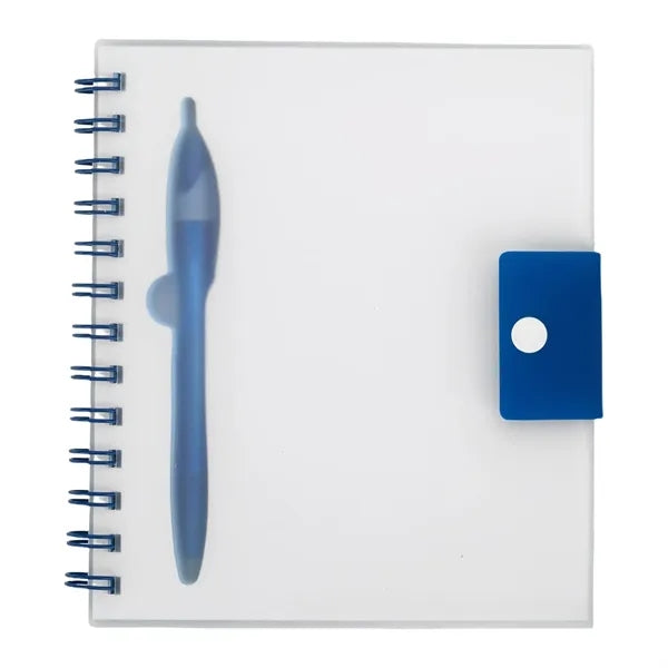 Embedded Pen Spiral Binder Notebook