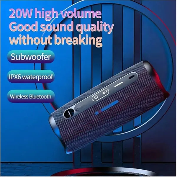 IPX6 Waterproof Portable Stereo Party Bluetooth Speaker