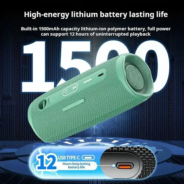IPX6 Waterproof Portable Stereo Party Bluetooth Speaker