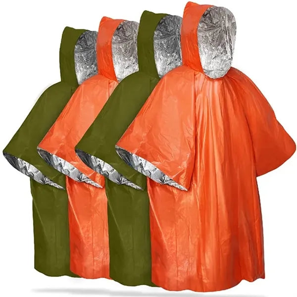 Portable Emergency Rain Poncho