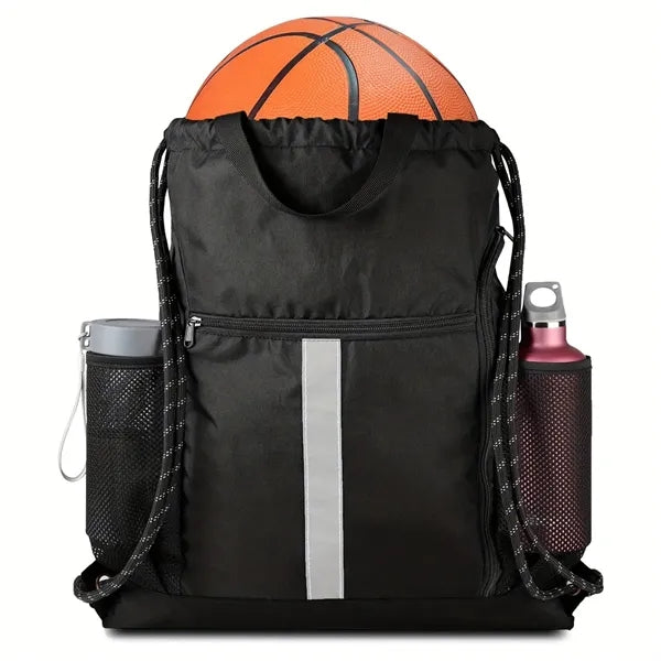 Drawstring Backpack Sports Gym Bag