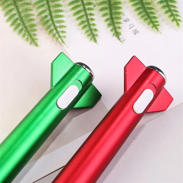 Led Missile Shape Ballpoint Pen