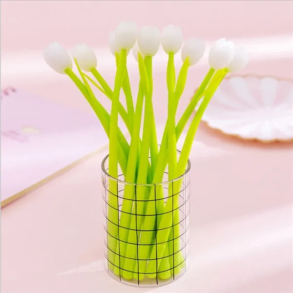 Silicone Color-Changing Tulip Ballpoint Pen