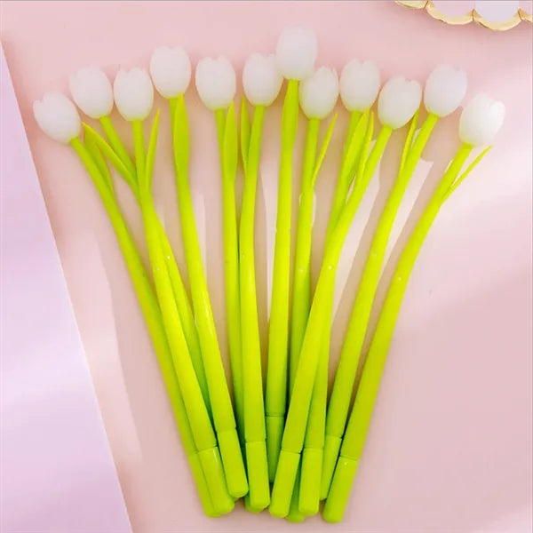 Silicone Color-Changing Tulip Ballpoint Pen