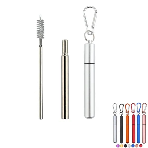 Folding Straw Keychain